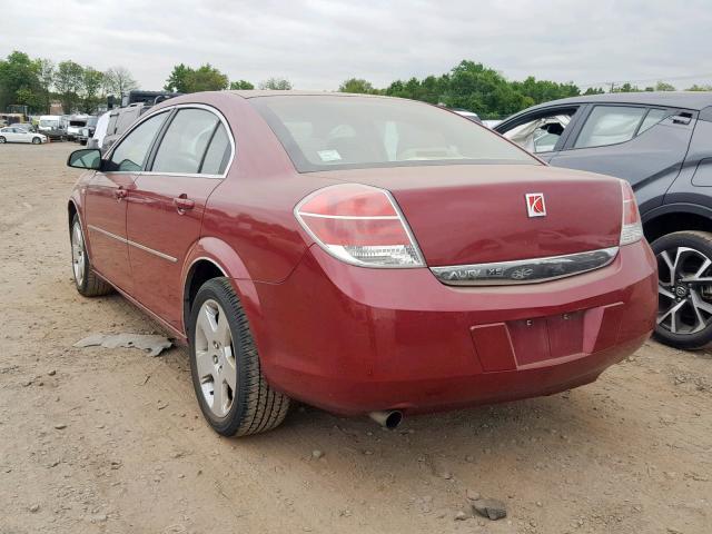 1G8ZS57N37F145308 - 2007 SATURN AURA XE BURGUNDY photo 3