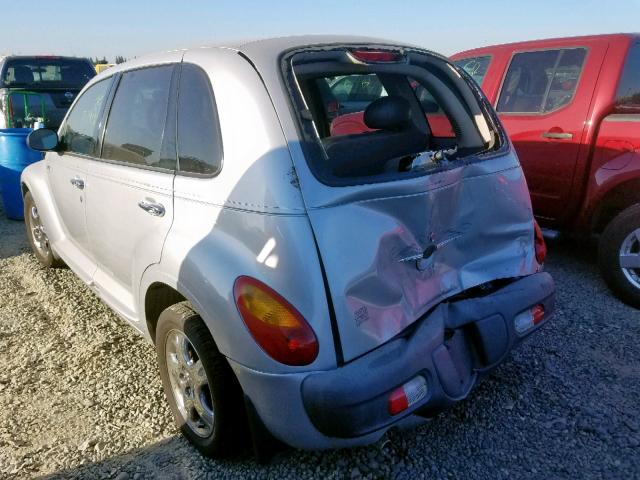 3C8FY4BB51T294958 - 2001 CHRYSLER PT CRUISER SILVER photo 3