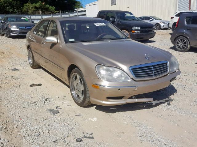 WDBNG75J71A205935 - 2001 MERCEDES-BENZ S 500 GOLD photo 1