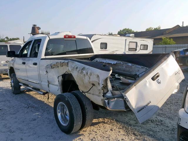 3D7MX48C86G261387 - 2006 DODGE RAM 3500 S WHITE photo 3