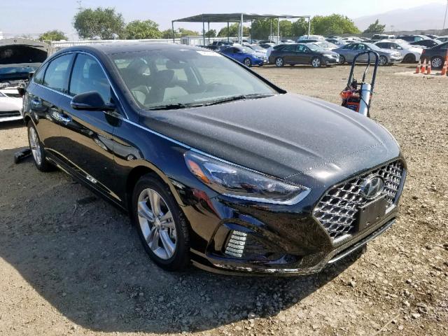 5NPE34AF9JH703382 - 2018 HYUNDAI SONATA SPO BLACK photo 1