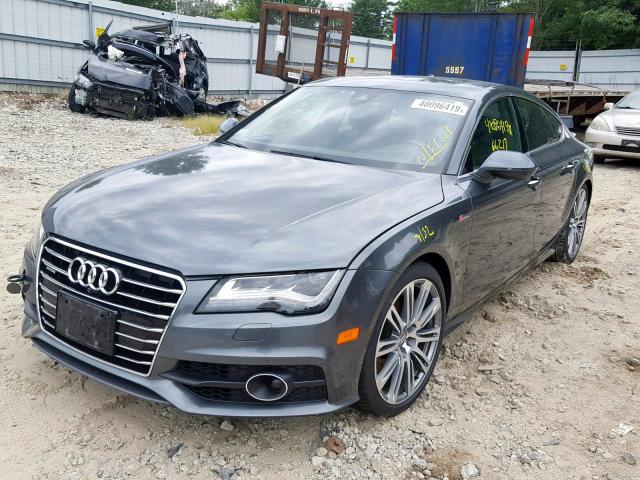 WAU2GAFC3FN015287 - 2015 AUDI A7 PRESTIG GRAY photo 2