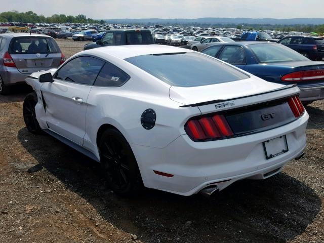 1FA6P8CF9G5229039 - 2016 FORD MUSTANG GT WHITE photo 3