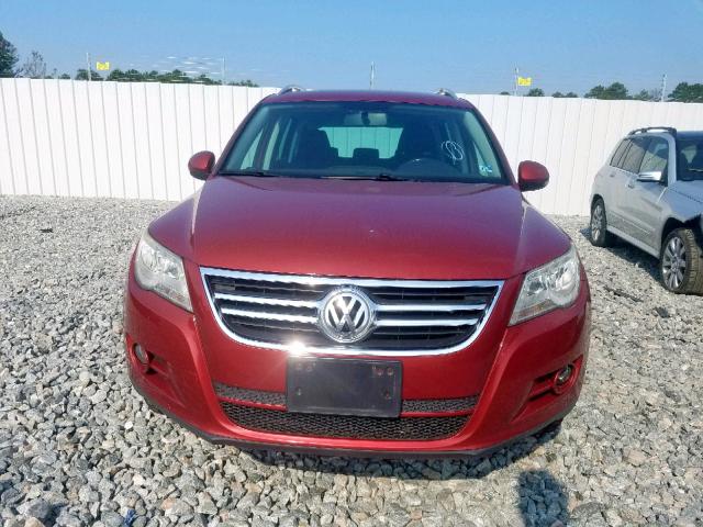 WVGBV75N89W519231 - 2009 VOLKSWAGEN TIGUAN SE RED photo 9