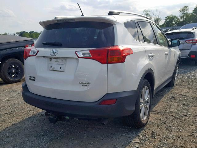 2T3DFREV7EW126139 - 2014 TOYOTA RAV4 LIMIT WHITE photo 4