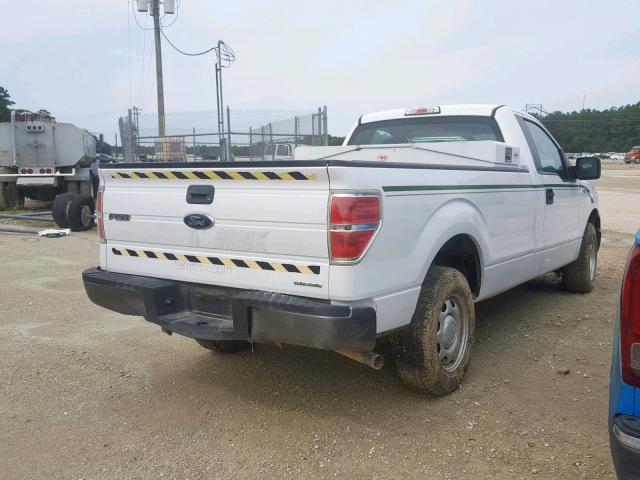 1FTMF1CM7DKE63283 - 2013 FORD F150 WHITE photo 4