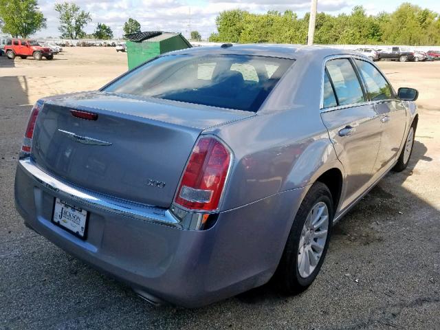 2C3CCAAG3EH181253 - 2014 CHRYSLER 300 SILVER photo 4