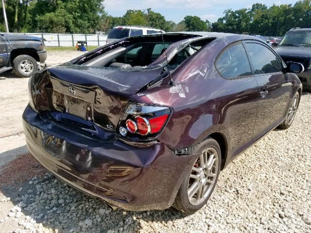 JTKDE167090295832 - 2009 TOYOTA SCION TC მუქწითელი ფოტო 4