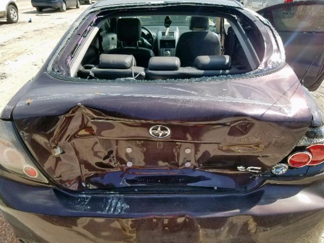 JTKDE167090295832 - 2009 TOYOTA SCION TC მუქწითელი ფოტო 9