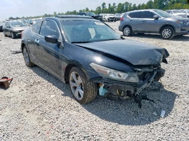 1HGCS2B85BA002654 - 2011 HONDA ACCORD EXL BLACK photo 1