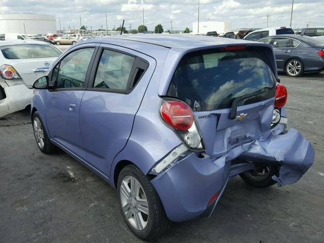 KL8CB6S99FC736750 - 2015 CHEVROLET SPARK LS PURPLE photo 3