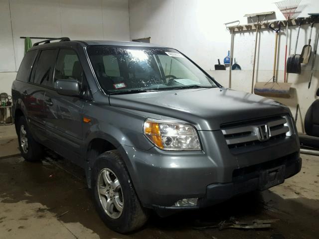 5FNYF18358B007495 - 2008 HONDA PILOT SE GRAY photo 1