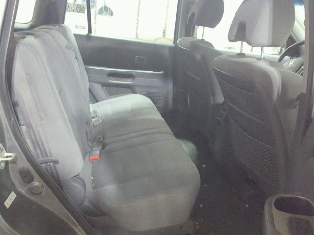 5FNYF18358B007495 - 2008 HONDA PILOT SE GRAY photo 6