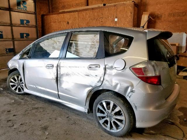 JHMGE8H58CC004247 - 2012 HONDA FIT SPORT SILVER photo 3