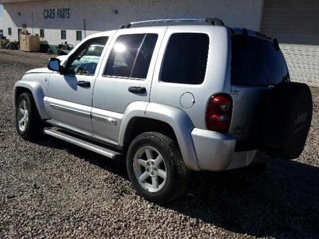 1J4GL58K86W238770 - 2006 JEEP LIBERTY LI SILVER photo 3