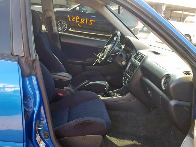 JF1GD29672G514207 - 2002 SUBARU IMPREZA WR BLUE photo 5