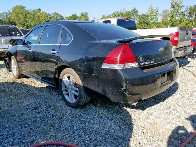 2G1WC5E31D1240985 - 2013 CHEVROLET IMPALA LTZ BLACK photo 3