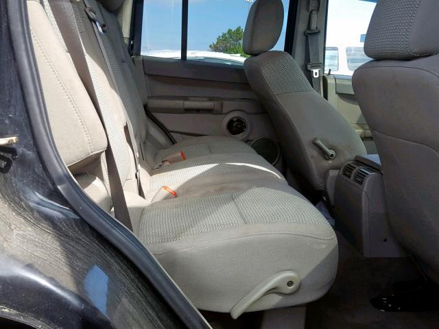 1J8HG48K26C337751 - 2006 JEEP COMMANDER ნაცრისფერი ფოტო 6