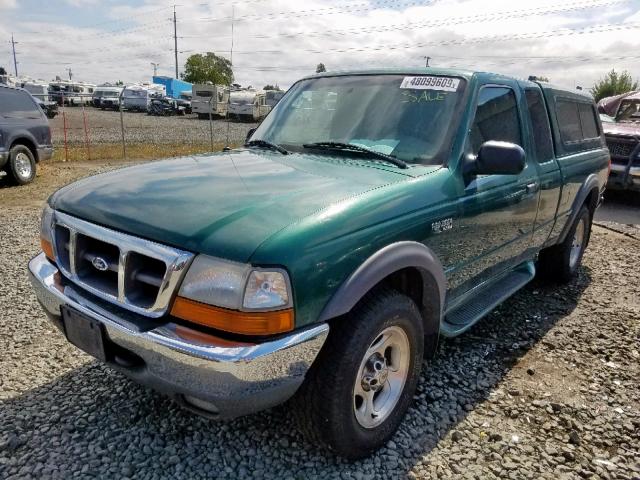 1FTZR15XXXPC01933 - 1999 FORD RANGER SUP GREEN photo 2