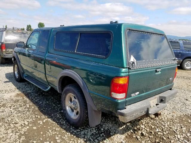 1FTZR15XXXPC01933 - 1999 FORD RANGER SUP GREEN photo 3