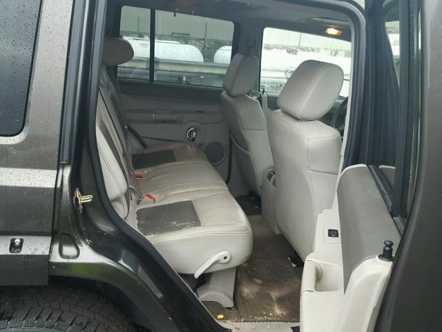 1J8HG58N66C337560 - 2006 JEEP COMMANDER GREEN photo 6
