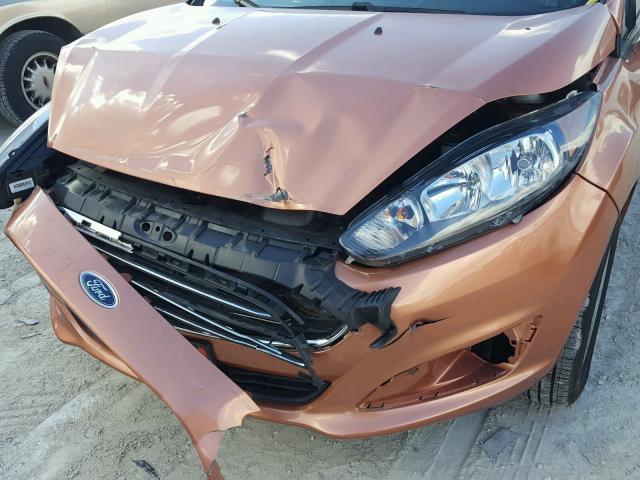 3FADP4EJ7HM130782 - 2017 FORD FIESTA SE ORANGE photo 9