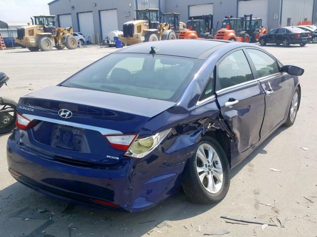 5NPEC4AC1CH489741 - 2012 HYUNDAI SONATA SE PURPLE photo 4