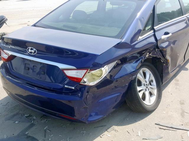 5NPEC4AC1CH489741 - 2012 HYUNDAI SONATA SE PURPLE photo 9