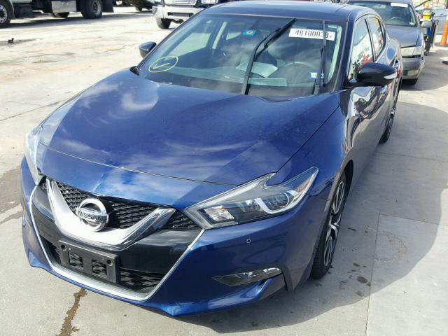 1N4AA6AP4HC453599 - 2017 NISSAN MAXIMA 3.5 BLUE photo 2