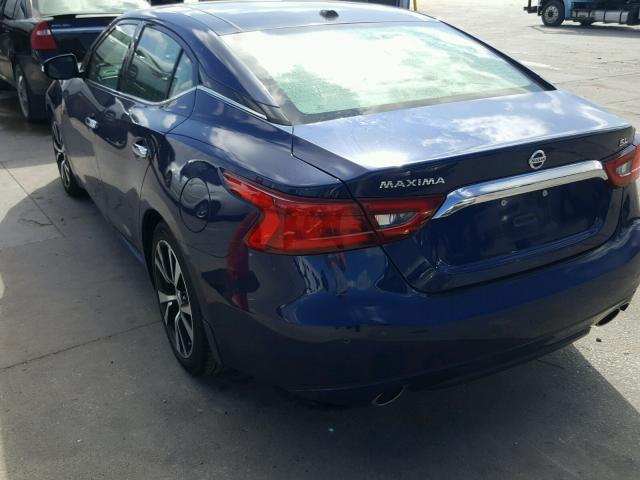 1N4AA6AP4HC453599 - 2017 NISSAN MAXIMA 3.5 BLUE photo 3