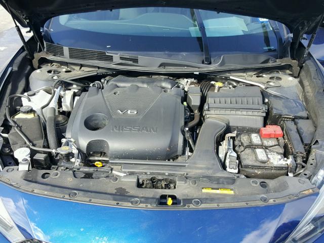 1N4AA6AP4HC453599 - 2017 NISSAN MAXIMA 3.5 BLUE photo 7