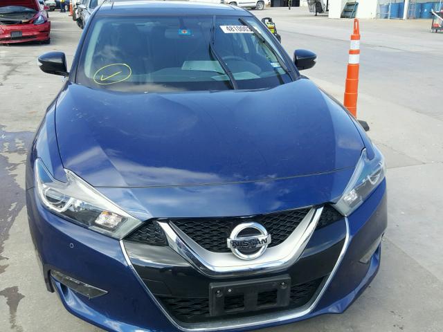 1N4AA6AP4HC453599 - 2017 NISSAN MAXIMA 3.5 BLUE photo 9