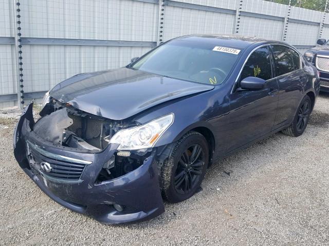 JN1CV6AR8CM973240 - 2012 INFINITI G37 GRAY photo 2