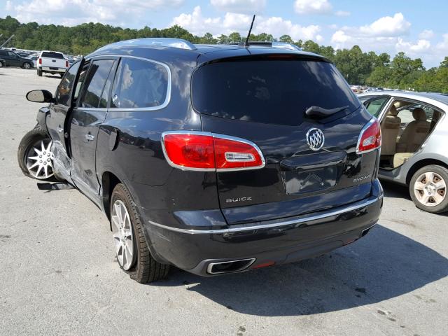 5GAKRBKD2FJ173596 - 2015 BUICK ENCLAVE BLACK photo 3