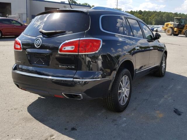 5GAKRBKD2FJ173596 - 2015 BUICK ENCLAVE BLACK photo 4