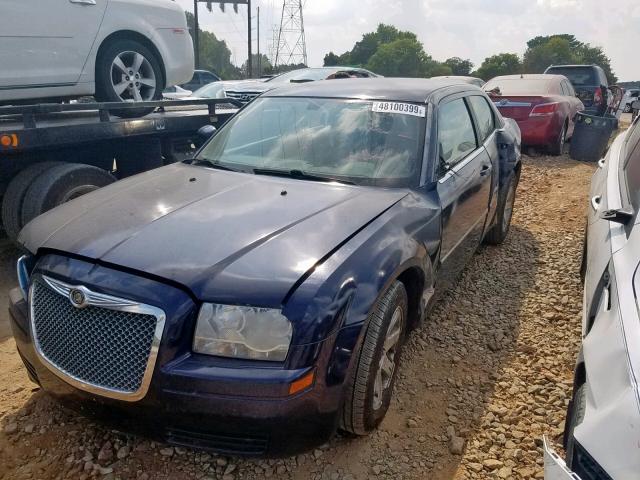 2C3LA43R87H880452 - 2007 CHRYSLER 300 BLUE photo 2