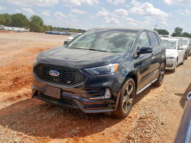 2FMPK4AP9KBC11108 - 2019 FORD EDGE ST BLACK photo 2