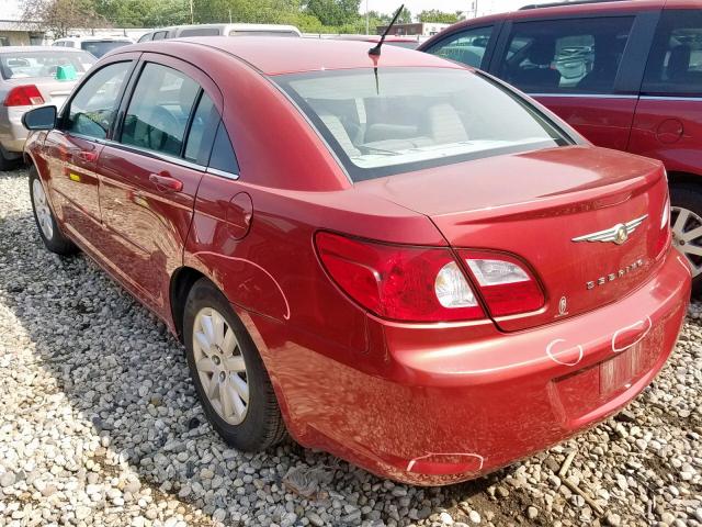 1C3LC46K27N517130 - 2007 CHRYSLER SEBRING RED photo 3