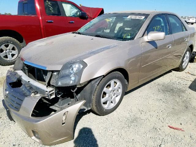 1G6DP567850159518 - 2005 CADILLAC CTS HI FEA GOLD photo 2