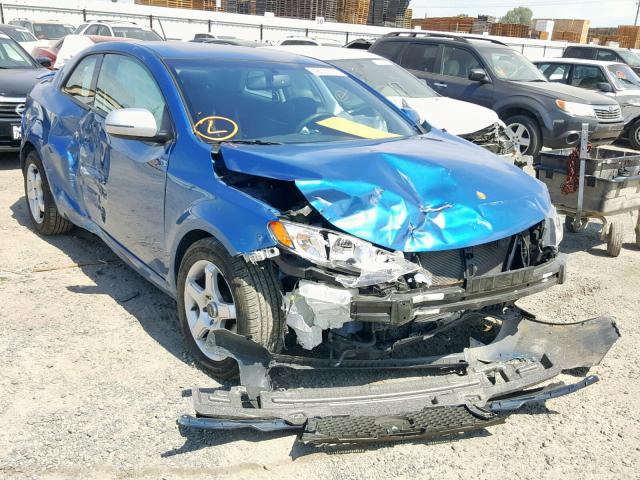 KNAFU6A29D5743912 - 2013 KIA FORTE EX BLUE photo 1