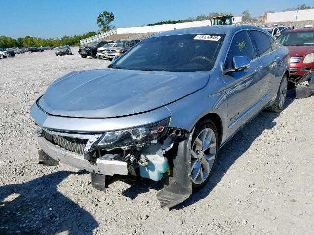 1G1155S34EU139826 - 2014 CHEVROLET IMPALA LTZ BLUE photo 2