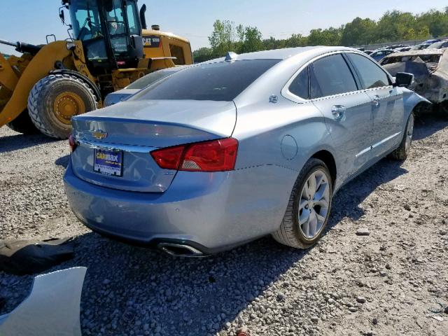 1G1155S34EU139826 - 2014 CHEVROLET IMPALA LTZ BLUE photo 4