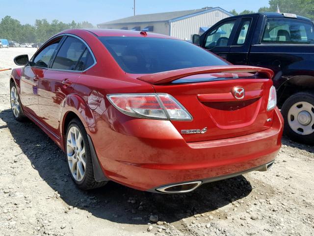 1YVHZ8CB6A5M27167 - 2010 MAZDA 6 S RED photo 3