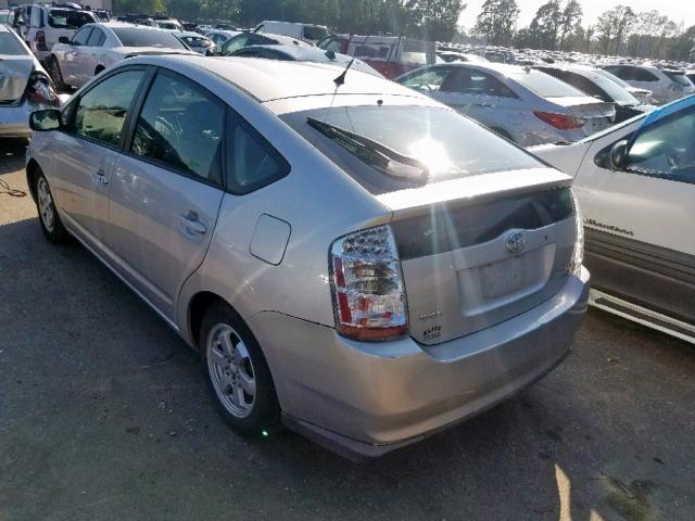 JTDKB20UX83436897 - 2008 TOYOTA PRIUS SILVER photo 3