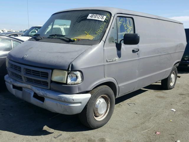 2B7HB21Y3RK535669 - 1994 DODGE RAM VAN B2 GRAY photo 2