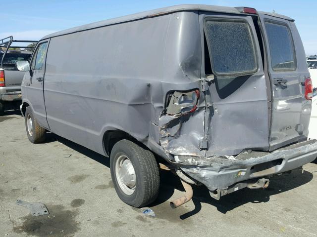 2B7HB21Y3RK535669 - 1994 DODGE RAM VAN B2 GRAY photo 3