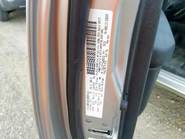 3C6LD5AT1CG282633 - 2012 DODGE RAM 2500 S Արծաթագույն լուսանկար 10