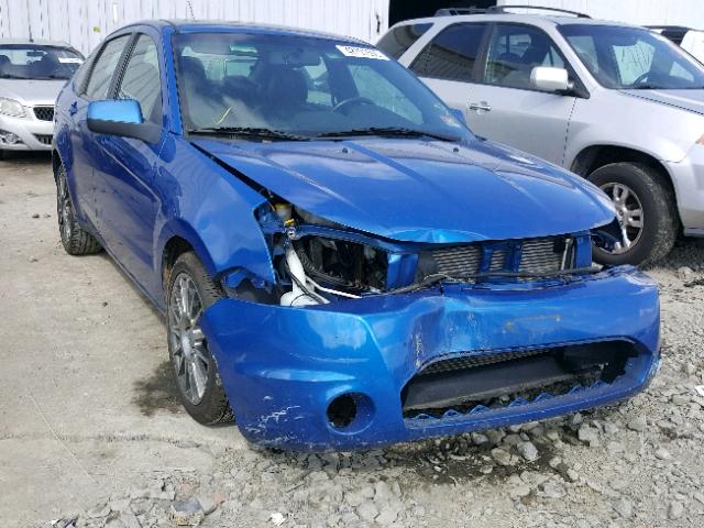 1FAHP3GN0BW139813 - 2011 FORD FOCUS SES BLUE photo 1