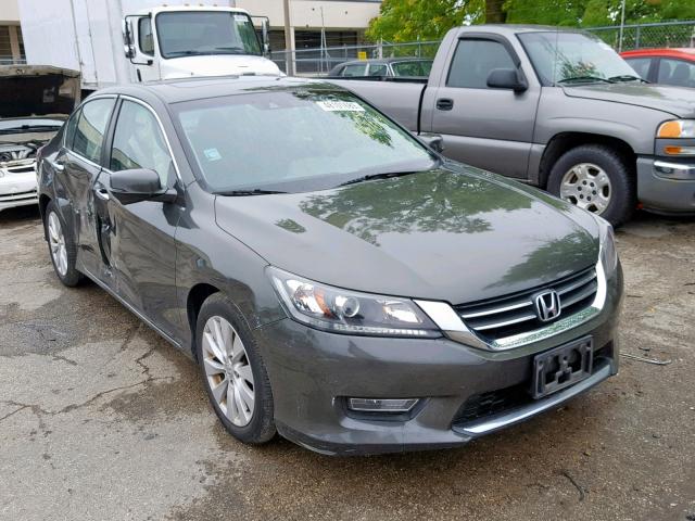 1HGCR2F88DA281381 - 2013 HONDA ACCORD EXL GREEN photo 1