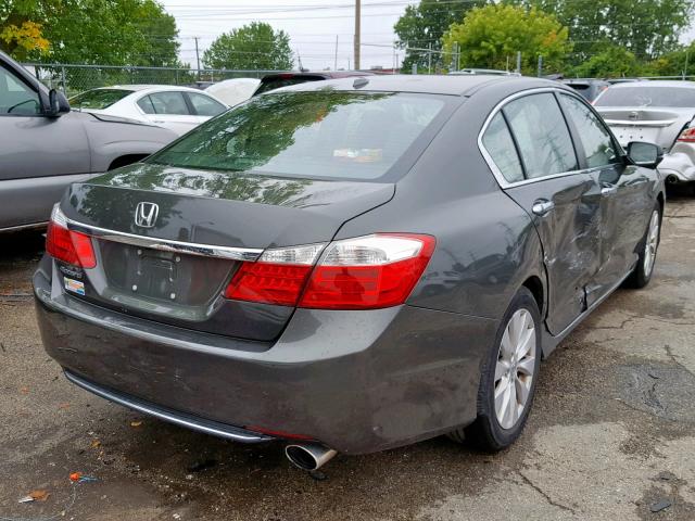 1HGCR2F88DA281381 - 2013 HONDA ACCORD EXL GREEN photo 4